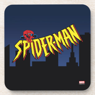 Spider-Man 90's Animated Series Title Screen Beverage Coaster