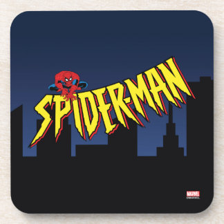 Spider-Man 90's Animated Series Title Screen Beverage Coaster