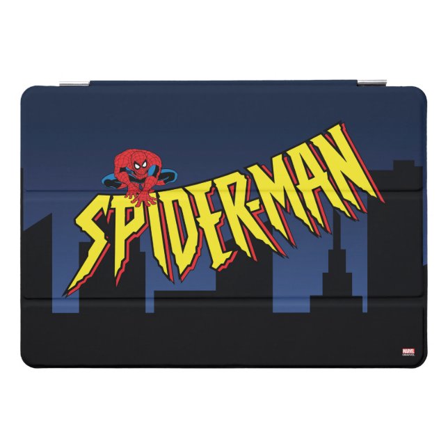 Spider-Man 90's Animated Series Title Screen iPad Pro Cover (Horizontal)