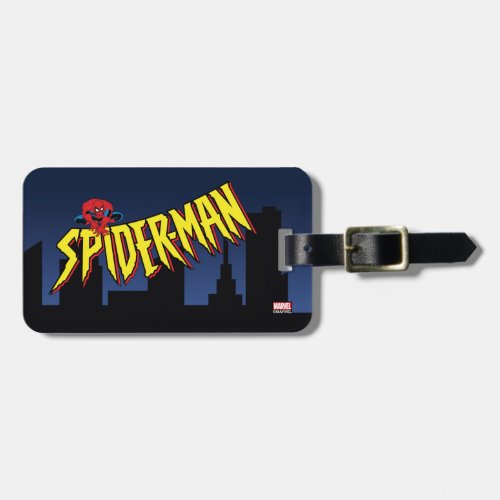 Spider_Man 90s Animated Series Title Screen Luggage Tag