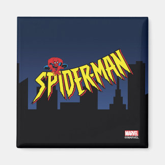 Spider-Man 90's Animated Series Title Screen Magnet