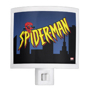 Spider-Man 90's Animated Series Title Screen Night Light