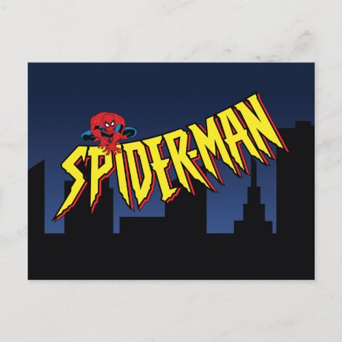 Spider_Man 90s Animated Series Title Screen Postcard