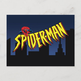 Spider-Man 90's Animated Series Title Screen Postcard
