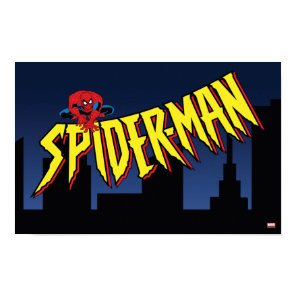 Spider-Man 90's Animated Series Title Screen Poster