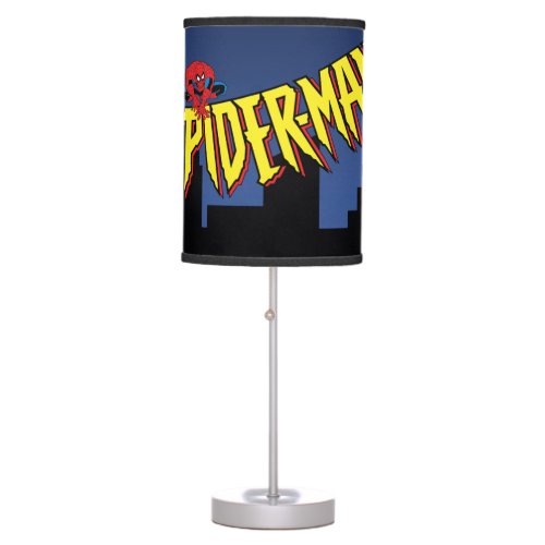 Spider_Man 90s Animated Series Title Screen Table Lamp