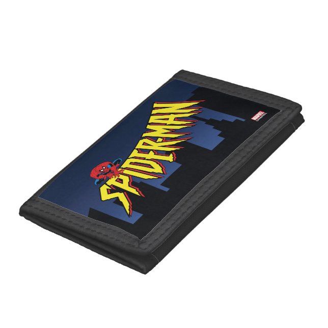 Spider-Man 90's Animated Series Title Screen Trifold Wallet (Bottom)