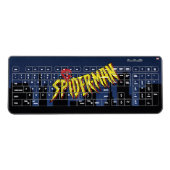 Spider-Man 90's Animated Series Title Screen Wireless Keyboard (Front)