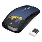 Spider-Man 90's Animated Series Title Screen Wireless Mouse (Angled)