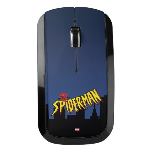 Spider-Man 90's Animated Series Title Screen Wireless Mouse (Front)