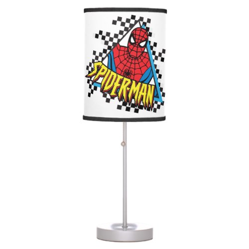 Spider_Man 90s Themed Logo Graphic Table Lamp