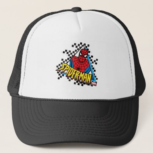 Spider_Man 90s Themed Logo Graphic Trucker Hat