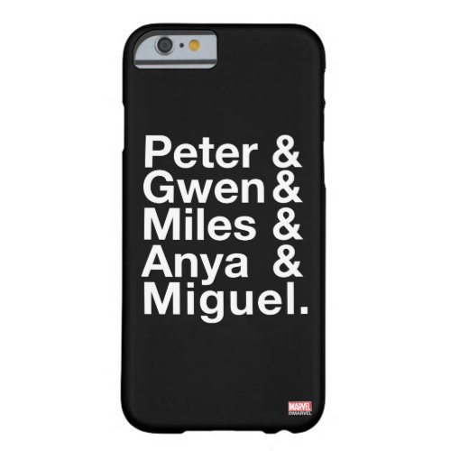 Spider_Man Alternates Ampersand Graphic Barely There iPhone 6 Case