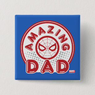 Spider-Man   Amazing Dad Button
