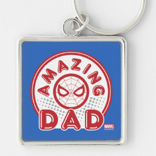 Spider-Man Amazing Dad Keychain