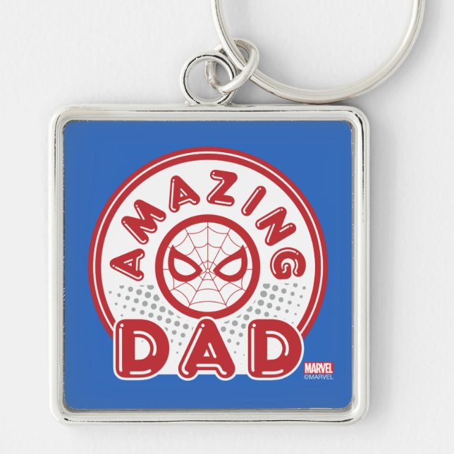Spider-Man | Amazing Dad Keychain (Front)