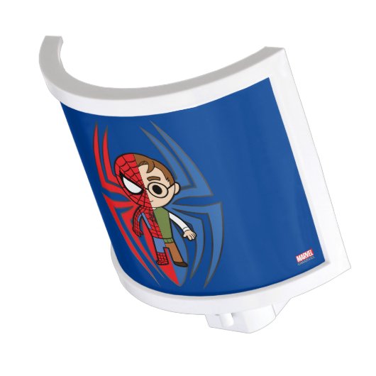 Spider-Man and Peter Parker Dual Identity Night Light (Angled)