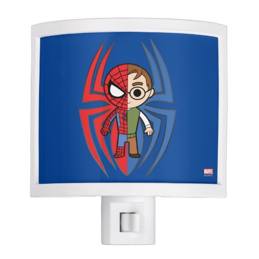 Spider-Man and Peter Parker Dual Identity Night Light (Front)