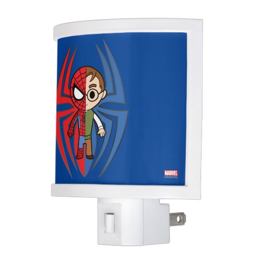 Spider-Man and Peter Parker Dual Identity Night Light (Left)