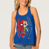 Spider-Man and Peter Parker Dual Identity Tank Top | Zazzle