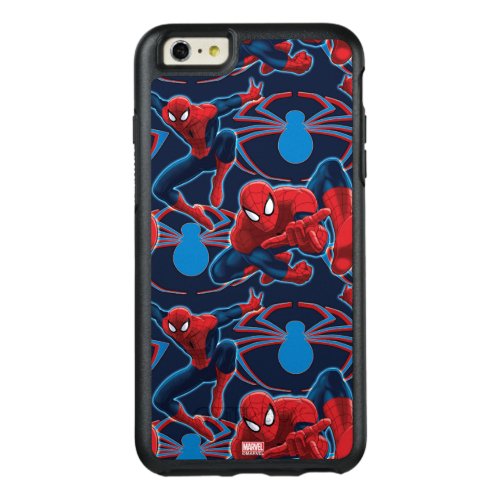 Spider_Man and Spider Logo Pattern OtterBox iPhone 66s Plus Case