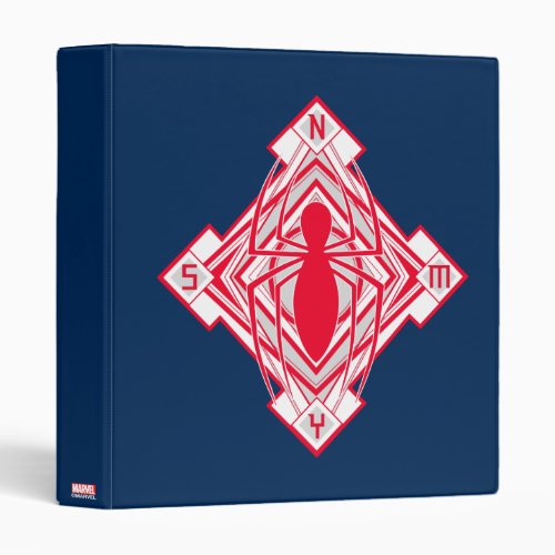 Spider_Man Art Deco NY Emblem 3 Ring Binder