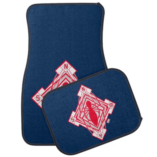 Spider_Man Art Deco NY Emblem Car Floor Mat