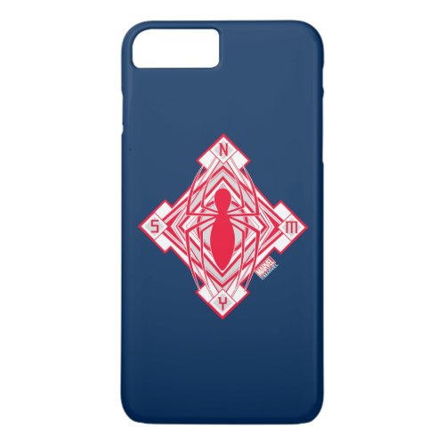 Spider_Man Art Deco NY Emblem iPhone 8 Plus7 Plus Case