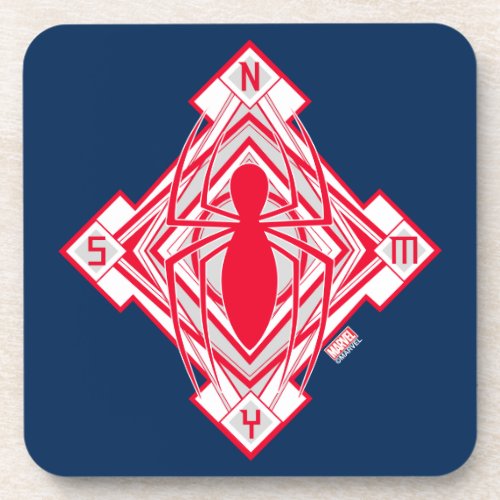 Spider_Man Art Deco NY Emblem Drink Coaster