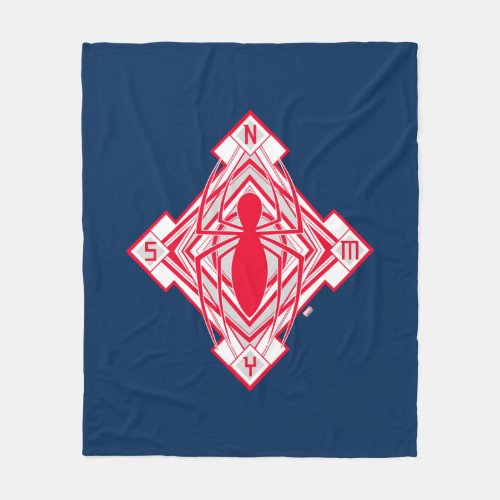 Spider_Man Art Deco NY Emblem Fleece Blanket