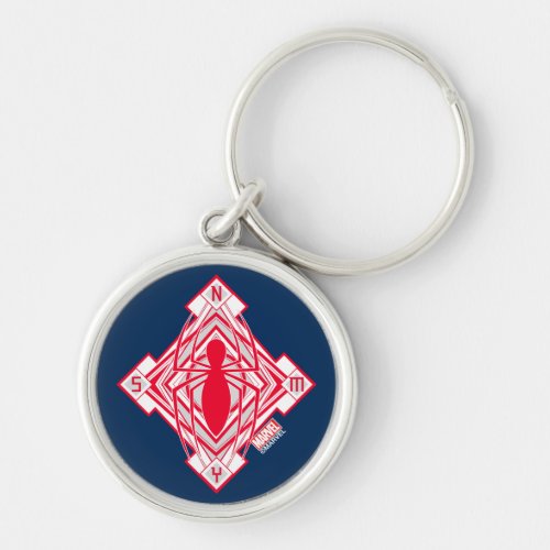 Spider_Man Art Deco NY Emblem Keychain