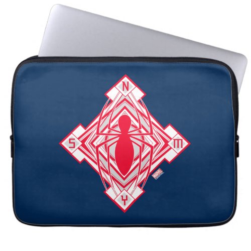 Spider_Man Art Deco NY Emblem Laptop Sleeve