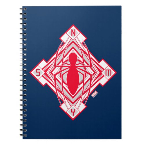 Spider_Man Art Deco NY Emblem Notebook