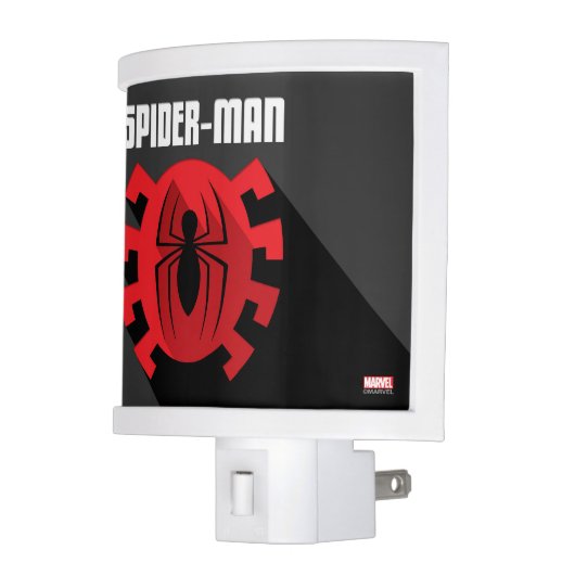 Spider-Man | Art Deco Spider-Man Emblem Night Light (Left)