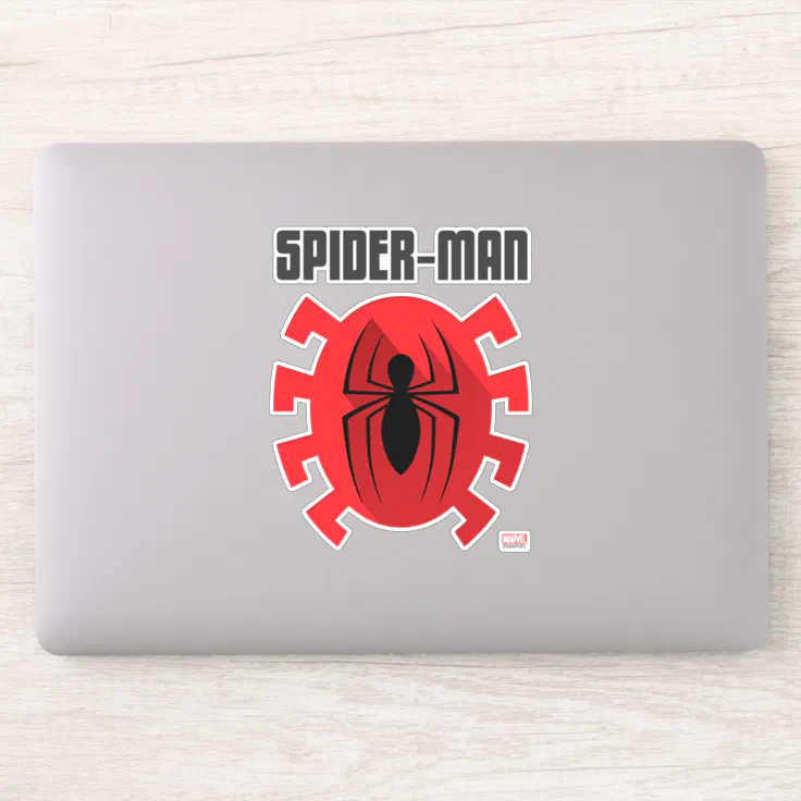 Spider-Man | Art Deco Spider-Man Emblem Sticker | Zazzle