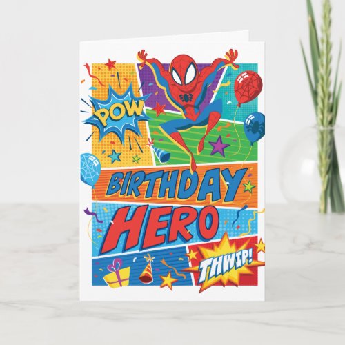 Spider_Man Birthday Hero Card