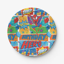 Spider-Man Birthday Hero Paper Plates