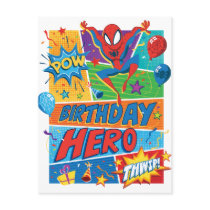 Spider-Man Birthday Hero Postcard