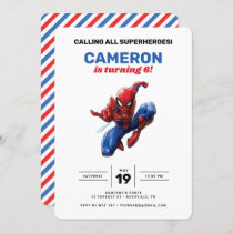 Spider-Man Birthday Invitation