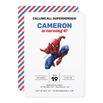 Spider-Man Birthday Invitation