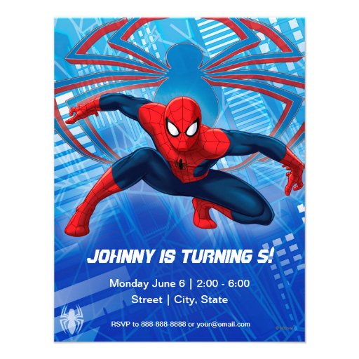 Spiderman Birthday Invitation Wording 10