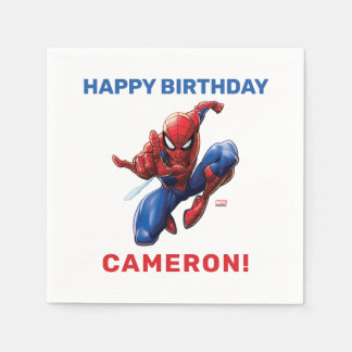 Spider-Man Birthday Napkins
