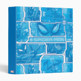 Retro Spider-Man Comic Graphic 3 Ring Binder