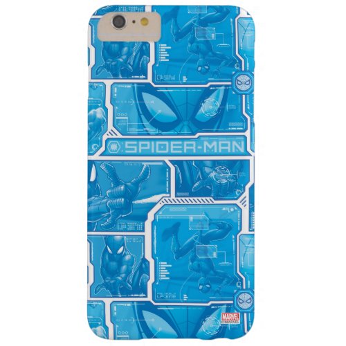 Spider_Man  Blue High Tech Pattern Barely There iPhone 6 Plus Case
