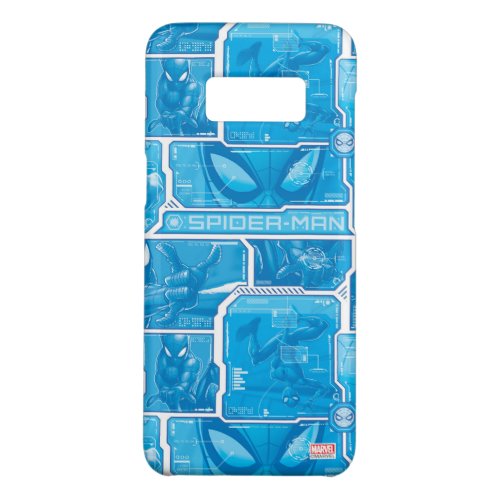 Spider_Man  Blue High Tech Pattern Case_Mate Samsung Galaxy S8 Case