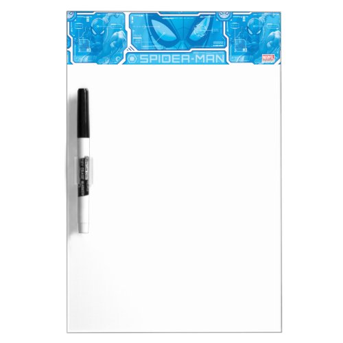 Spider_Man  Blue High Tech Pattern Dry Erase Board