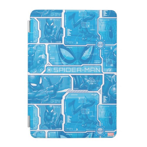 Spider_Man  Blue High Tech Pattern iPad Mini Cover