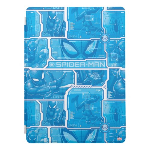 Spider_Man  Blue High Tech Pattern iPad Pro Cover