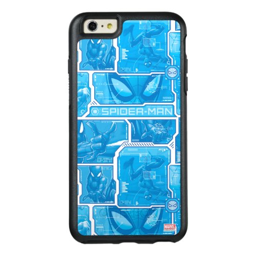 Spider_Man  Blue High Tech Pattern OtterBox iPhone 66s Plus Case