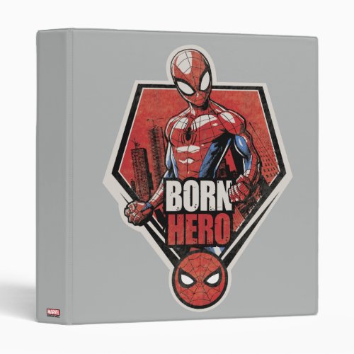 Spider_Man  Born Hero Graphic 3 Ring Binder